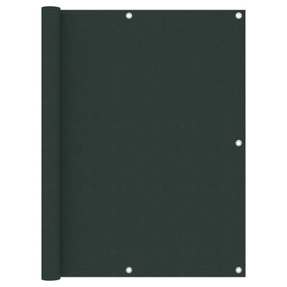 vidaXL Écran de balcon Vert foncé 120x300 cm Tissu Oxford