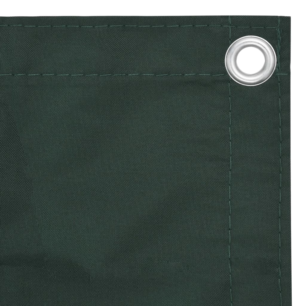 vidaXL Écran de balcon Vert foncé 120x300 cm Tissu Oxford