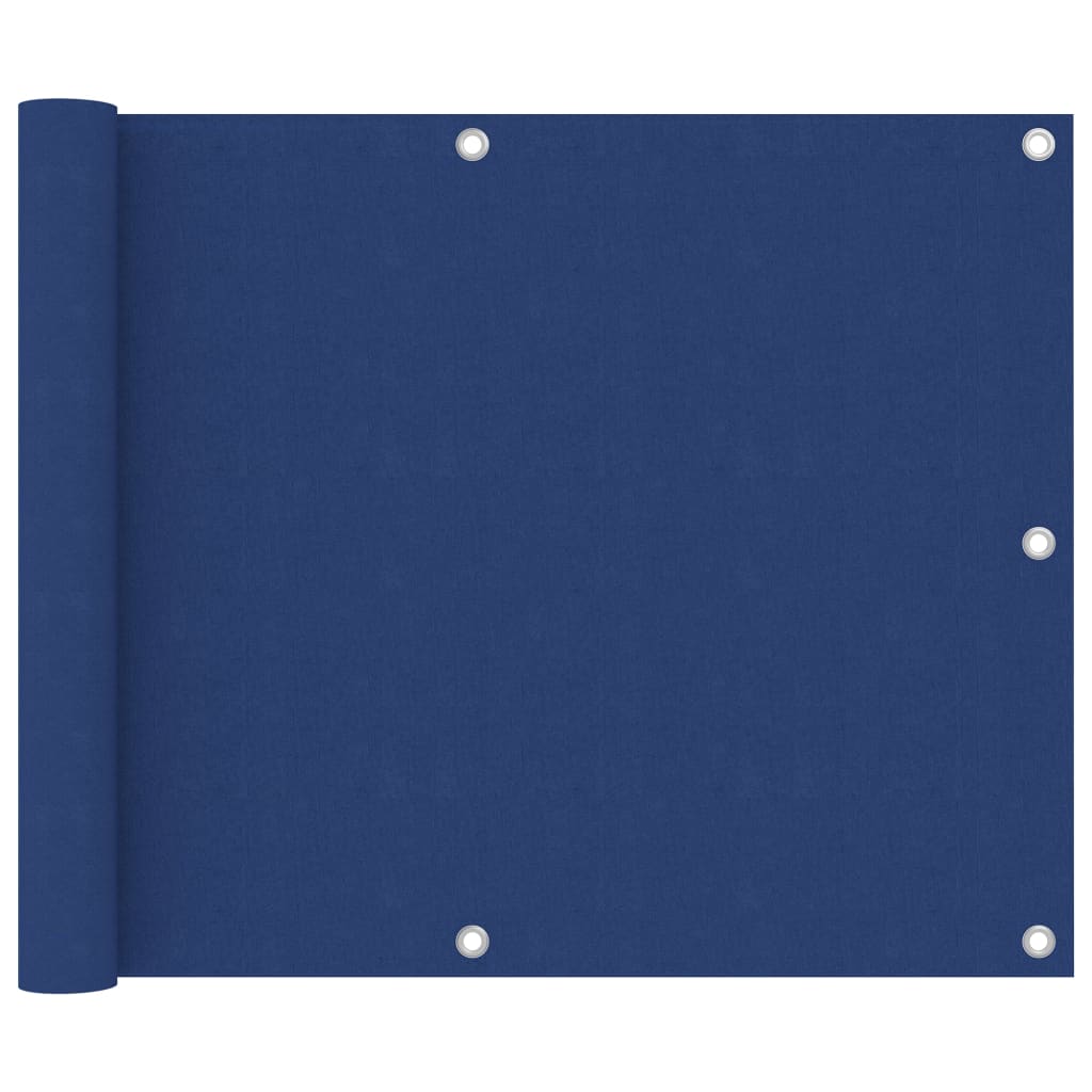 vidaXL Écran de balcon Bleu 75x400 cm Tissu Oxford