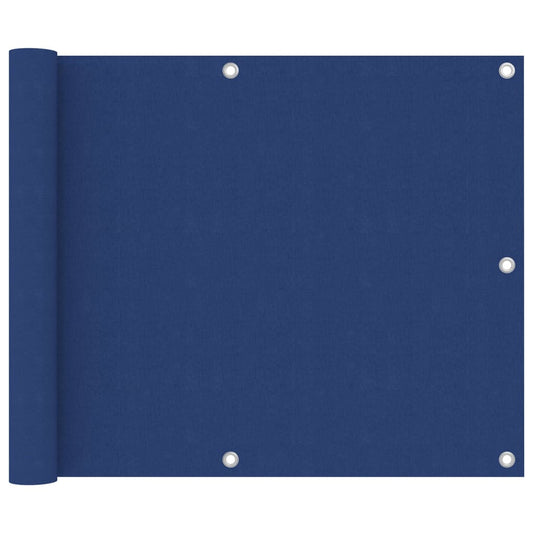 vidaXL Écran de balcon Bleu 75x400 cm Tissu Oxford