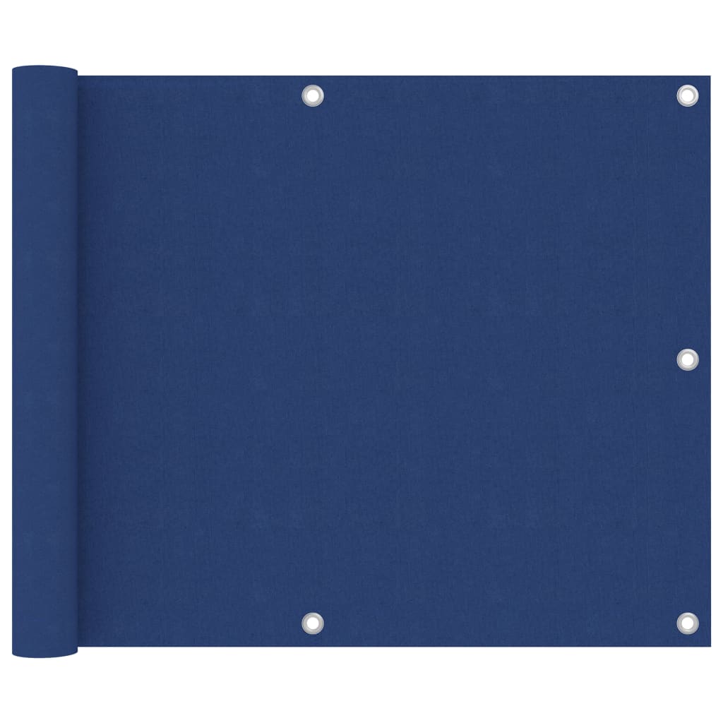 vidaXL Écran de balcon Bleu 75x500 cm Tissu Oxford