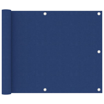 vidaXL Écran de balcon Bleu 75x500 cm Tissu Oxford