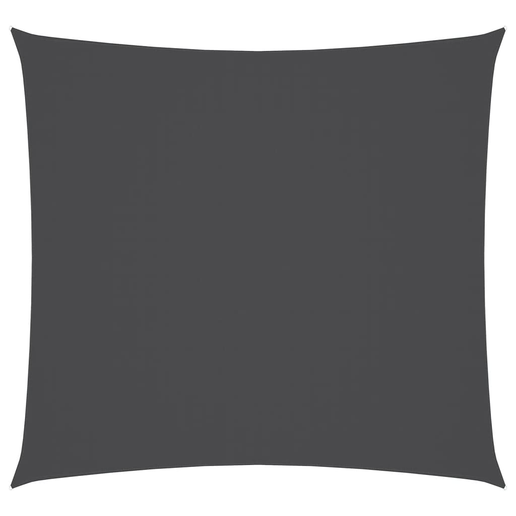 vidaXL Parasol en tissu oxford carré 4x4 m anthracite