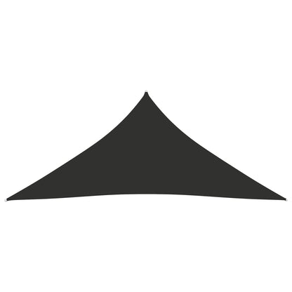 vidaXL Voile de parasol tissu oxford triangulaire 3x3x3 m anthracite