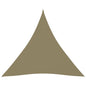 vidaXL Voile de parasol tissu oxford triangulaire 3x3x3 m beige