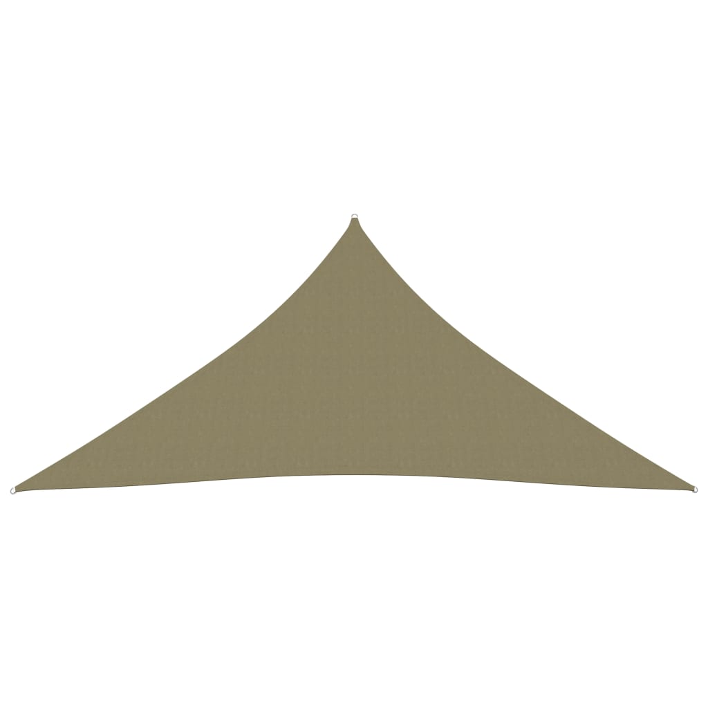 vidaXL Voile de parasol tissu oxford triangulaire 3x3x3 m beige