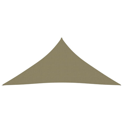 vidaXL Voile de parasol tissu oxford triangulaire 3x3x3 m beige