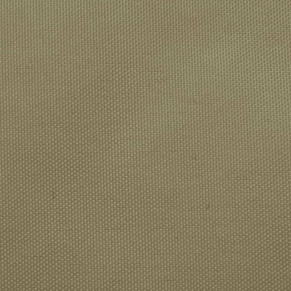 vidaXL Voile de parasol tissu oxford triangulaire 3x3x3 m beige