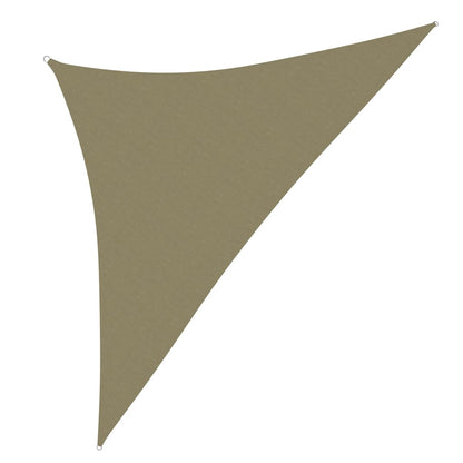 vidaXL Voile de parasol tissu oxford triangulaire 4x4x5,8 m beige