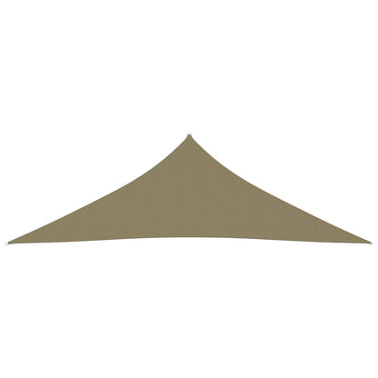 vidaXL Voile de parasol tissu oxford triangulaire 4x4x5,8 m beige