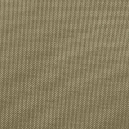 vidaXL Voile de parasol tissu oxford triangulaire 4x4x5,8 m beige