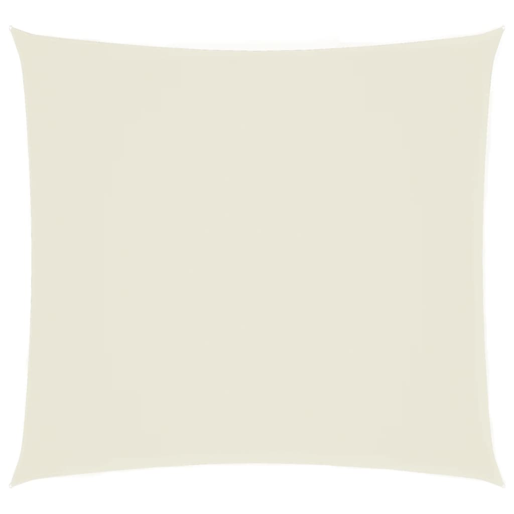 vidaXL Voile de parasol tissu oxford carré 4x4 m crème