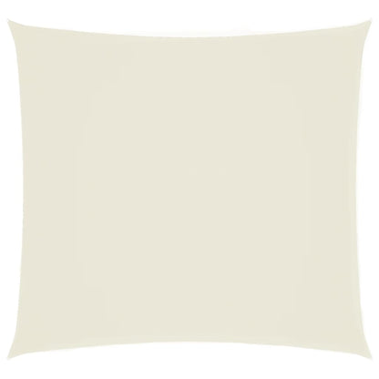 vidaXL Voile de parasol tissu oxford carré 4x4 m crème