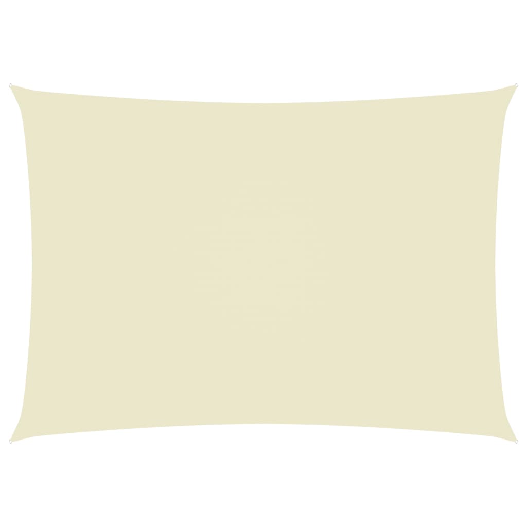 vidaXL Voile de parasol tissu oxford rectangulaire 2x4,5 m crème