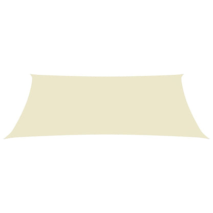 vidaXL Voile de parasol tissu oxford rectangulaire 2x4,5 m crème