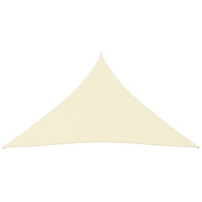vidaXL Voile de parasol tissu oxford triangulaire 4x5x5 m crème