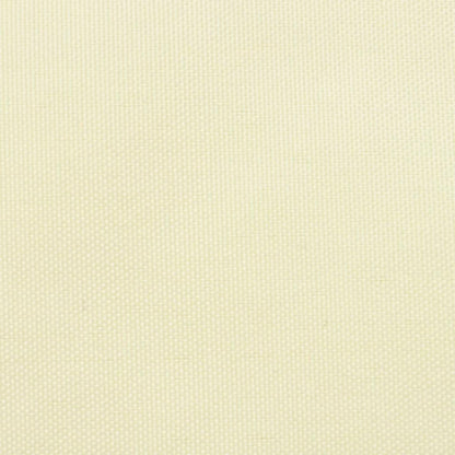 vidaXL Voile de parasol tissu oxford triangulaire 4x5x5 m crème