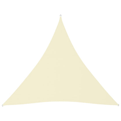 vidaXL Voile de parasol tissu oxford triangulaire 6x6x6 m crème