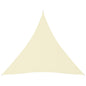 vidaXL Voile de parasol tissu oxford triangulaire 6x6x6 m crème