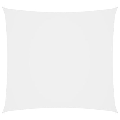 vidaXL Voile de parasol tissu oxford carré 2,5x2,5 m blanc