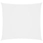 vidaXL Voile de parasol tissu oxford carré 2,5x2,5 m blanc