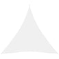 vidaXL Voile de parasol tissu oxford triangulaire 3x3x3 m blanc