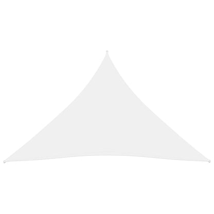 vidaXL Voile de parasol tissu oxford triangulaire 3x3x3 m blanc