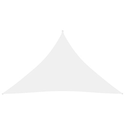 vidaXL Voile de parasol tissu oxford triangulaire 3x3x4,24 m blanc