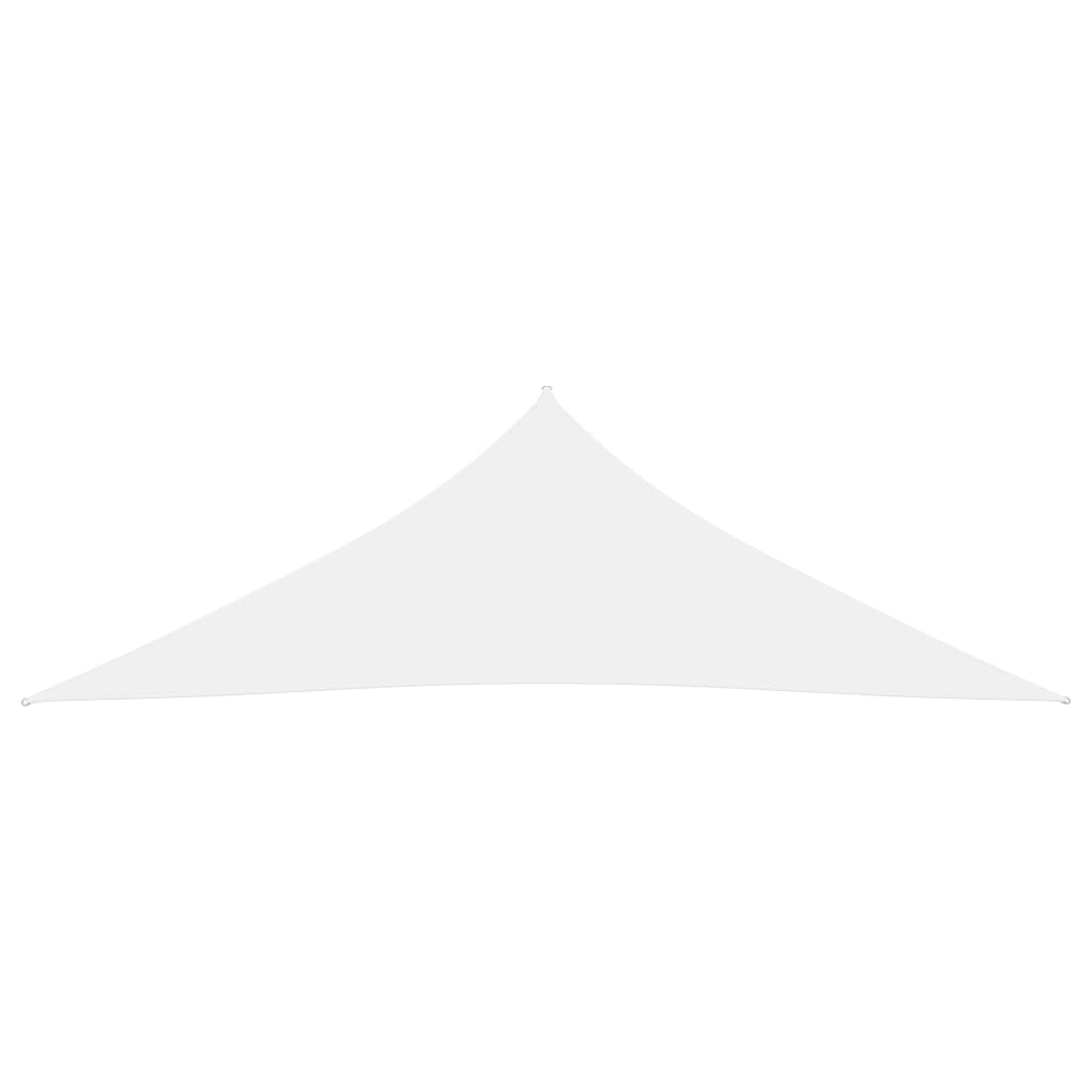 vidaXL Voile de parasol tissu oxford triangulaire 3x3x4,24 m blanc