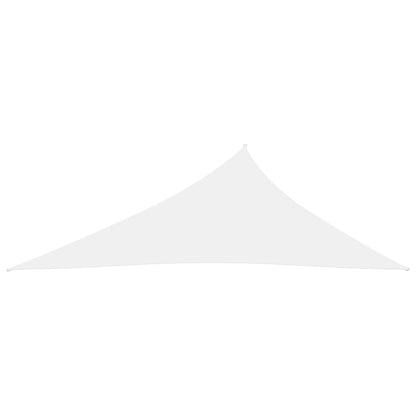 vidaXL Voile de parasol tissu oxford triangulaire 3x4x5 m blanc