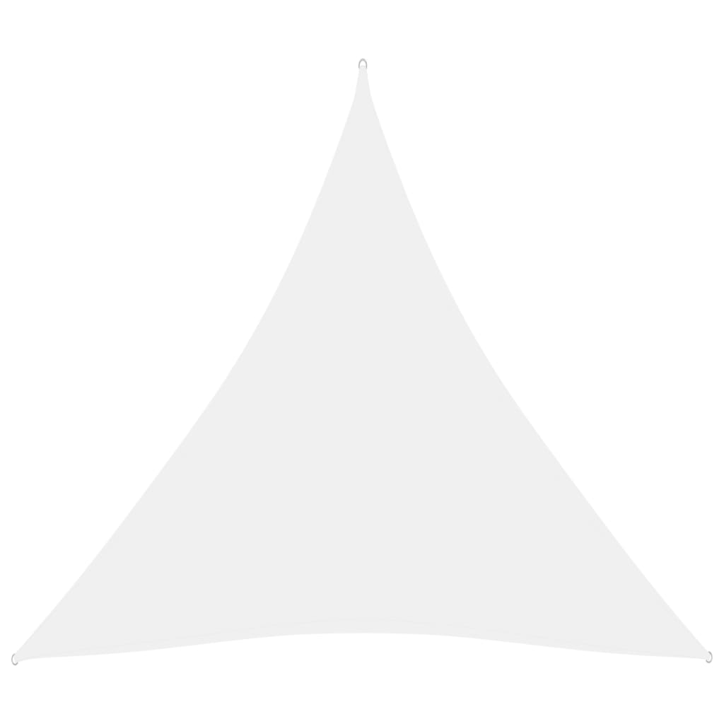 vidaXL Voile de parasol tissu oxford triangulaire 6x6x6 m blanc