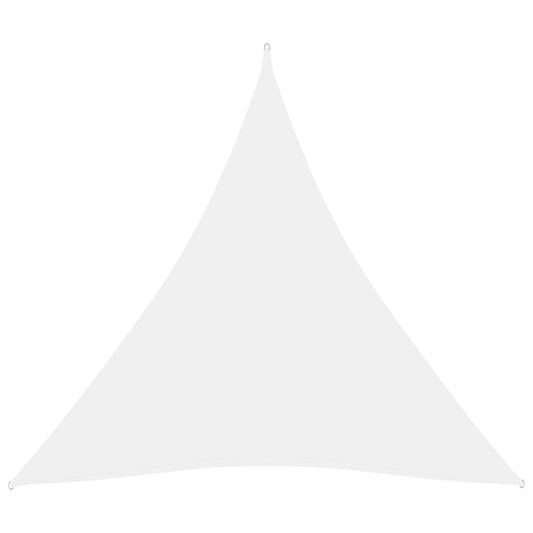 vidaXL Voile de parasol tissu oxford triangulaire 6x6x6 m blanc