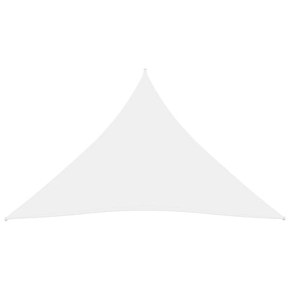 vidaXL Voile de parasol tissu oxford triangulaire 6x6x6 m blanc