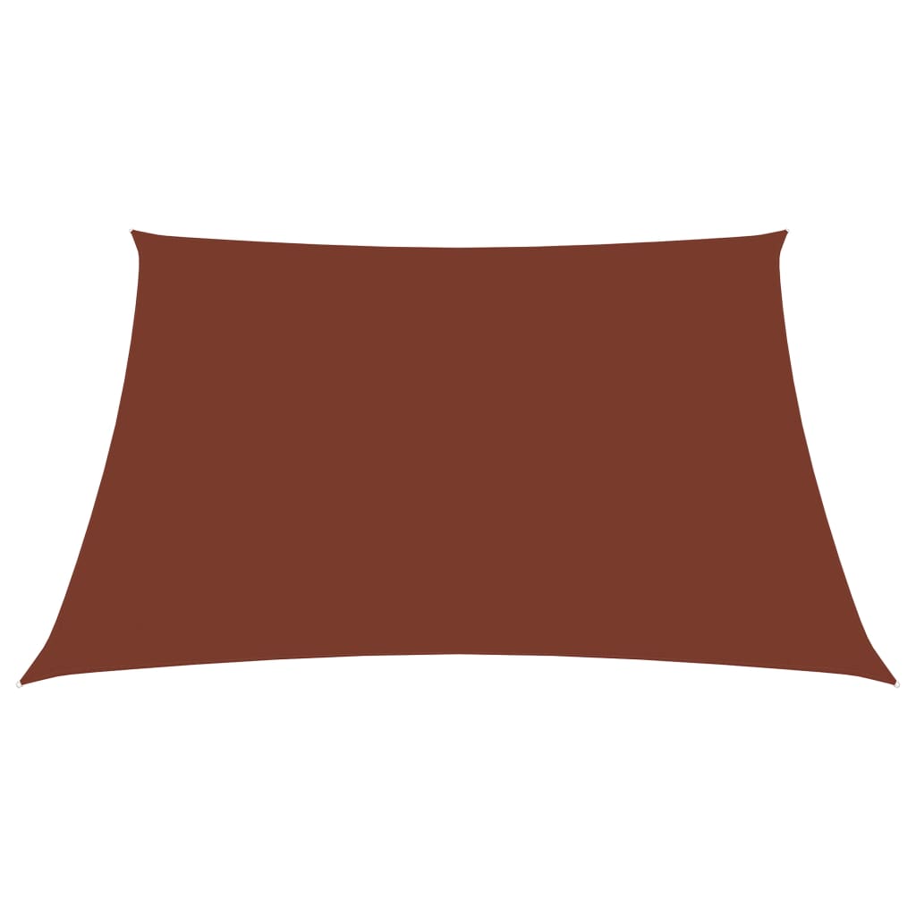 vidaXL Voile de parasol Tissu Oxford carré 2,5x2,5 m Terre cuite