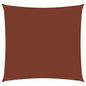 vidaXL Voile de parasol tissu oxford carré 3x3 m terre cuite