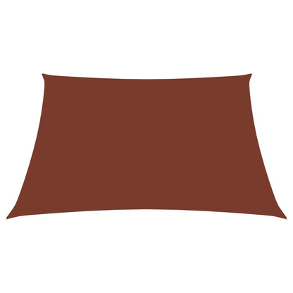 vidaXL Voile de parasol tissu oxford carré 3x3 m terre cuite