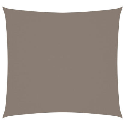 vidaXL Voile de parasol tissu oxford carré 4x4 m taupe