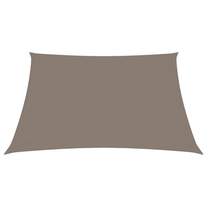 vidaXL Voile de parasol tissu oxford carré 4x4 m taupe
