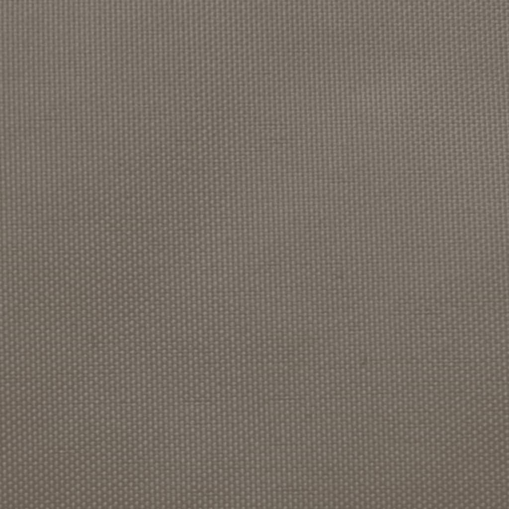 vidaXL Voile de parasol tissu oxford carré 4x4 m taupe