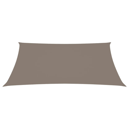 vidaXL Voile de parasol tissu oxford rectangulaire 6x7 m taupe