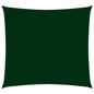 vidaXL Voile de parasol tissu oxford carré 2,5x2,5 m vert foncé