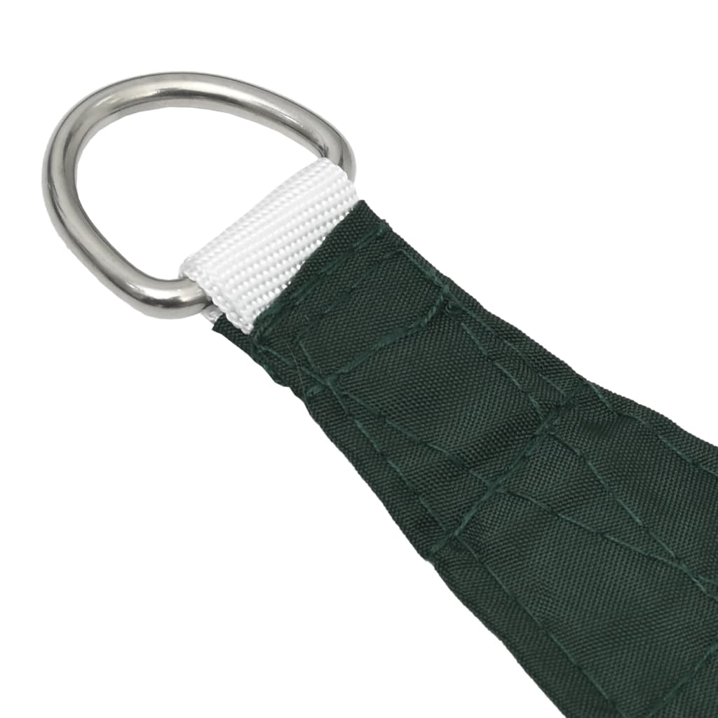 vidaXL Voile de parasol tissu oxford carré 2,5x2,5 m vert foncé