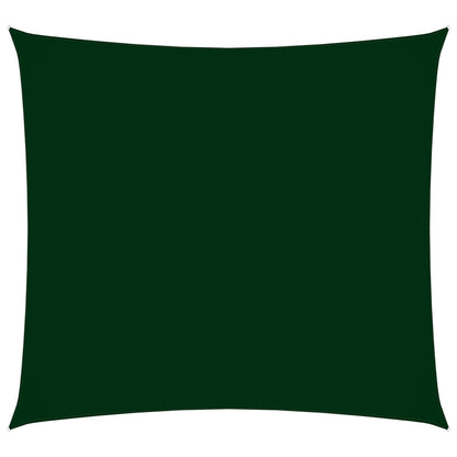 vidaXL Voile de parasol tissu oxford carré 4,5x4,5 m vert foncé