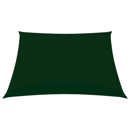 vidaXL Voile de parasol tissu oxford carré 4,5x4,5 m vert foncé