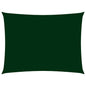 vidaXL Voile de parasol tissu oxford rectangulaire 2x4,5 m vert foncé