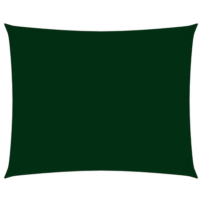 vidaXL Voile de parasol tissu oxford rectangulaire 2,5x3,5m vert foncé