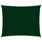 vidaXL Voile de parasol tissu oxford rectangulaire 2,5x3,5m vert foncé