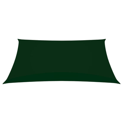 vidaXL Voile de parasol tissu oxford rectangulaire 2,5x3,5m vert foncé