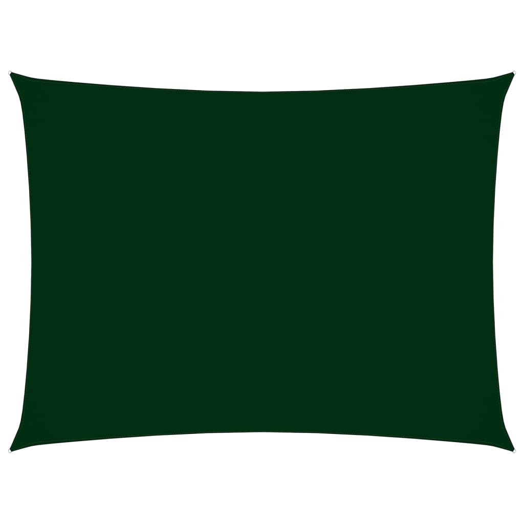 vidaXL Voile de parasol tissu oxford rectangulaire 2,5x4,5m vert foncé
