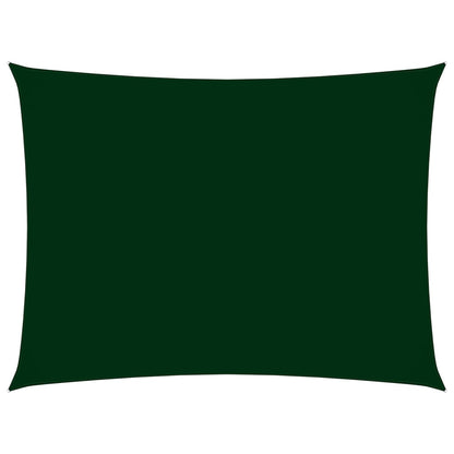 vidaXL Voile de parasol tissu oxford rectangulaire 2,5x4,5m vert foncé